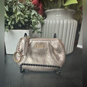 Coach Metallic Rose Gold Coin Purse